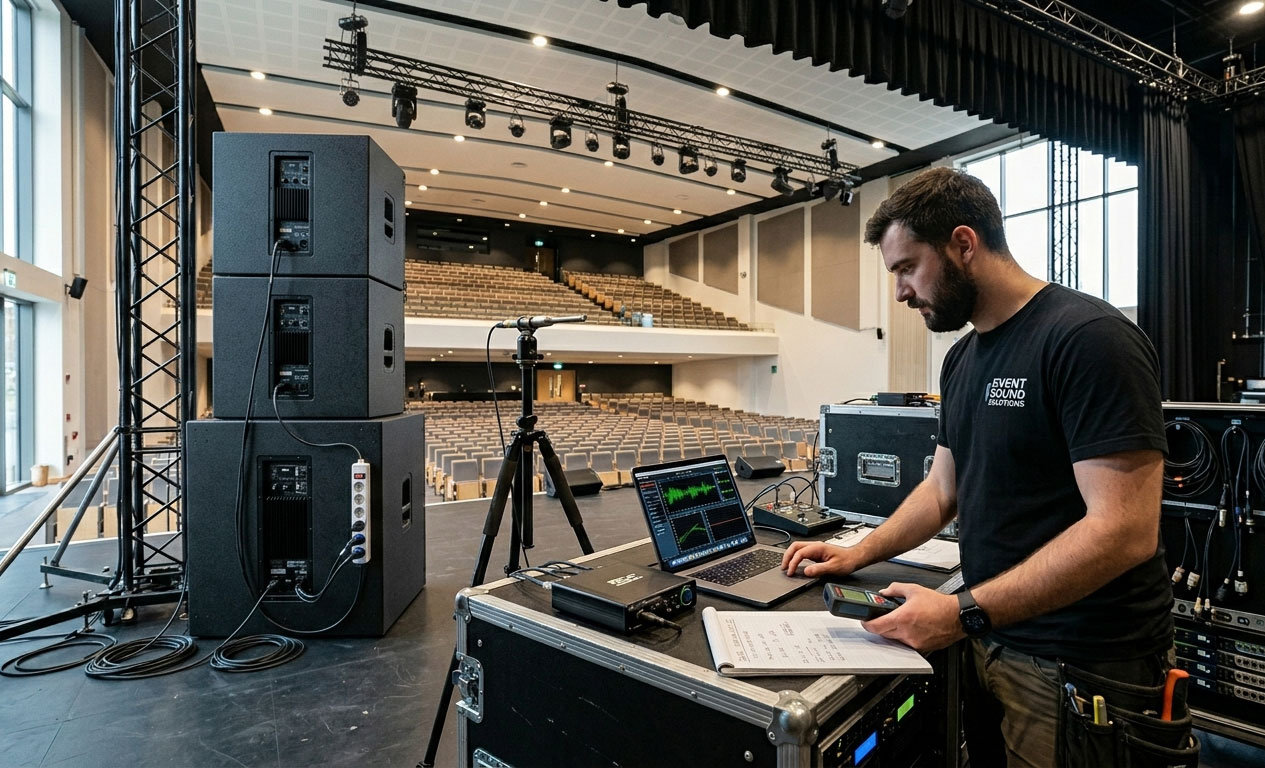 Calcular potencia necesaria altavoces eventos